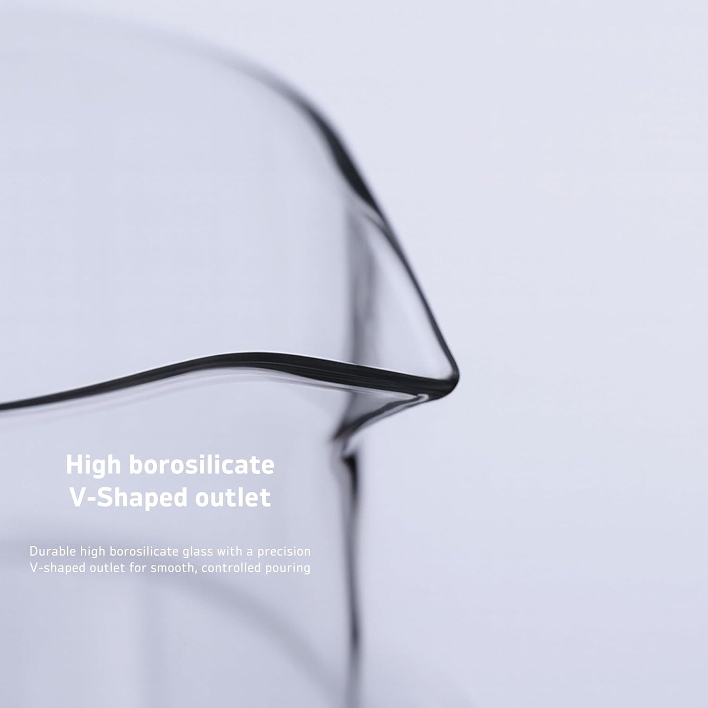 Nispira Cold Brew Drip Tower Iced Coffee Maker Glass Wooden Stand 25 Cups white